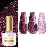 Born Pretty, Гель-лак Reflective Glitter Flash RGF-07 53087-07, 7 мл