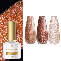 Born Pretty, Гель-лак Reflective Glitter Flash RGF-02 53087-02, 7 мл