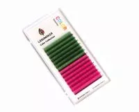 Ресницы Lashmaker Green-Pink