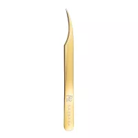Сверхточный пинцет Barbara серия Gold Touch, тип "дельфин"