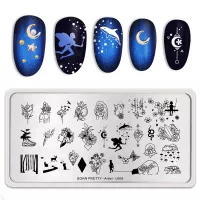 Born Pretty, Пластина для стемпинга 12*6 см 46156 BP-L006 Artist, 1 шт