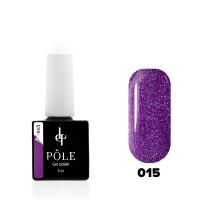 Цветной гель-лак POLE №015 - пурпурный шелк (8 мл.)