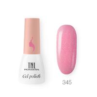 Гель-лак TNL 8 Чувств Mini №345 - розовый блеск (3,5 мл.)