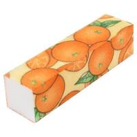 Блок четырехсторонний шлифовальный цветной (01 Апельсин) Irisk