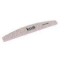 Пилка  для ногтей в форме Полумесяц Kodi абразивность 100/180 цвет: темно-серый ( 178/30/5)