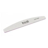 Пилка  для ногтей в форме Полумесяц Kodi абразивность 100/180 цвет:серый ( 178/30/5)