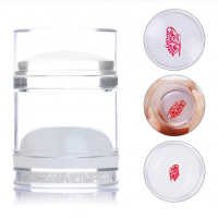 Born Pretty, Штамп 41046 Dual XL Clear/Matte Jelly Stamper, 1 шт